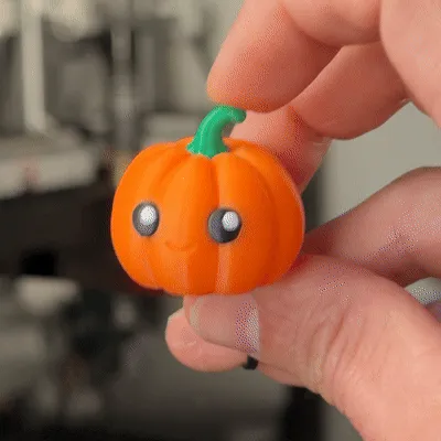 Mini Pumpkin Keychain Clicker